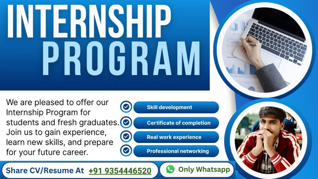 internship image of website